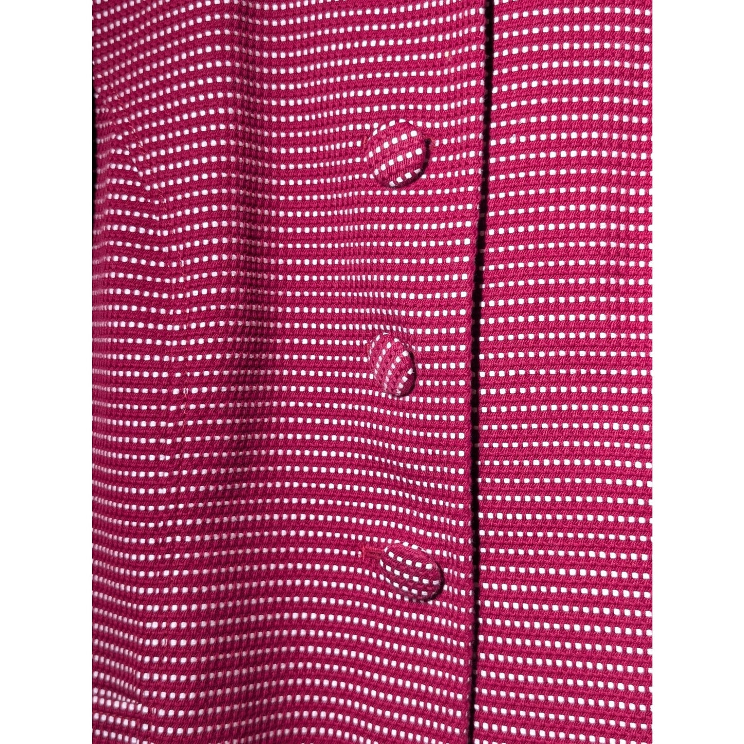 Ann Taylor Red Polka Dot Retro Classic Lined Blazer Jacket Womens Size 10