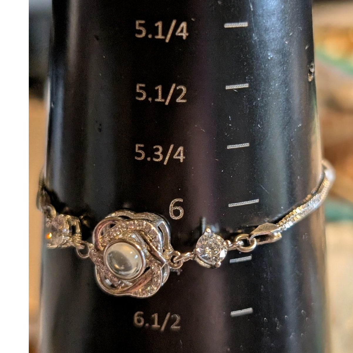 925 Sterling Silver 'I Love You' In 100 Languages Projection Bracelet