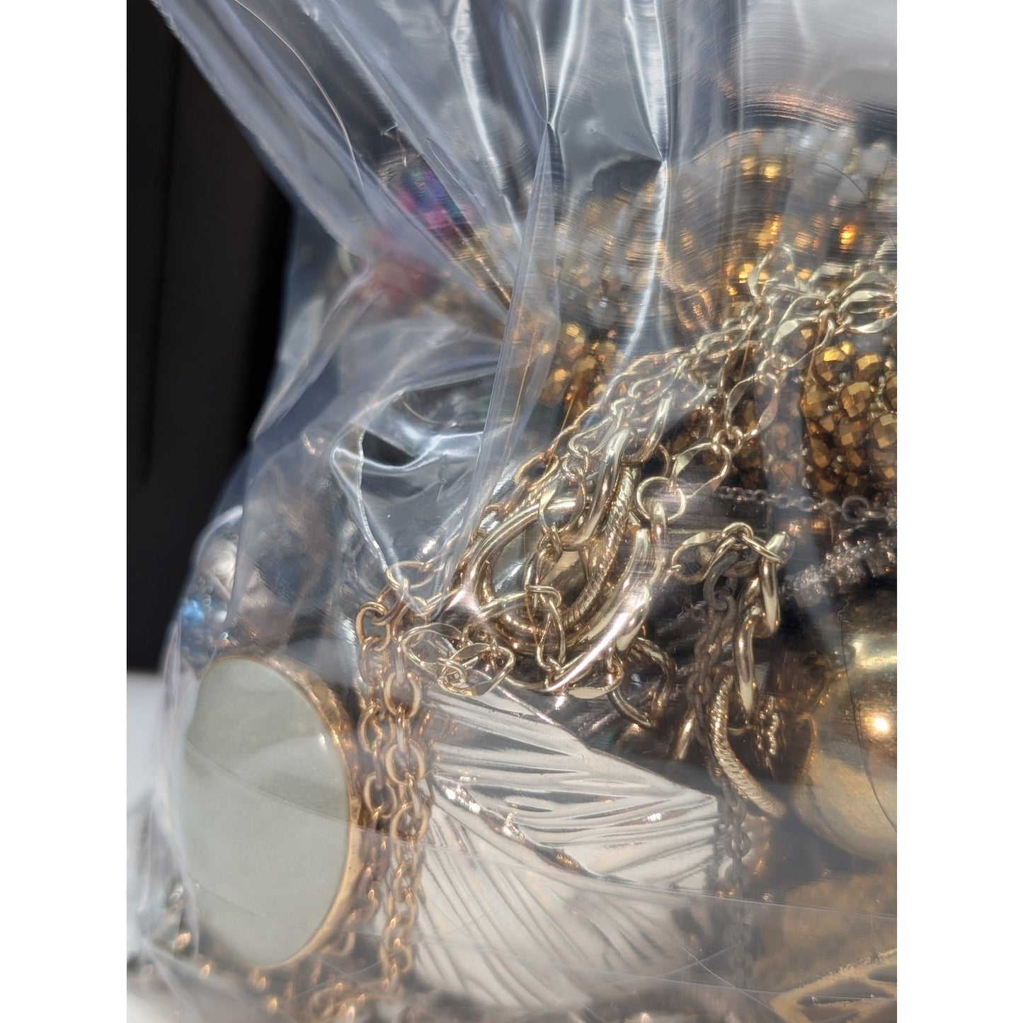 Jewelry Lot Jannes Repurpose Bag Over 4 Pounds Beads & Possible Wearable Pieces