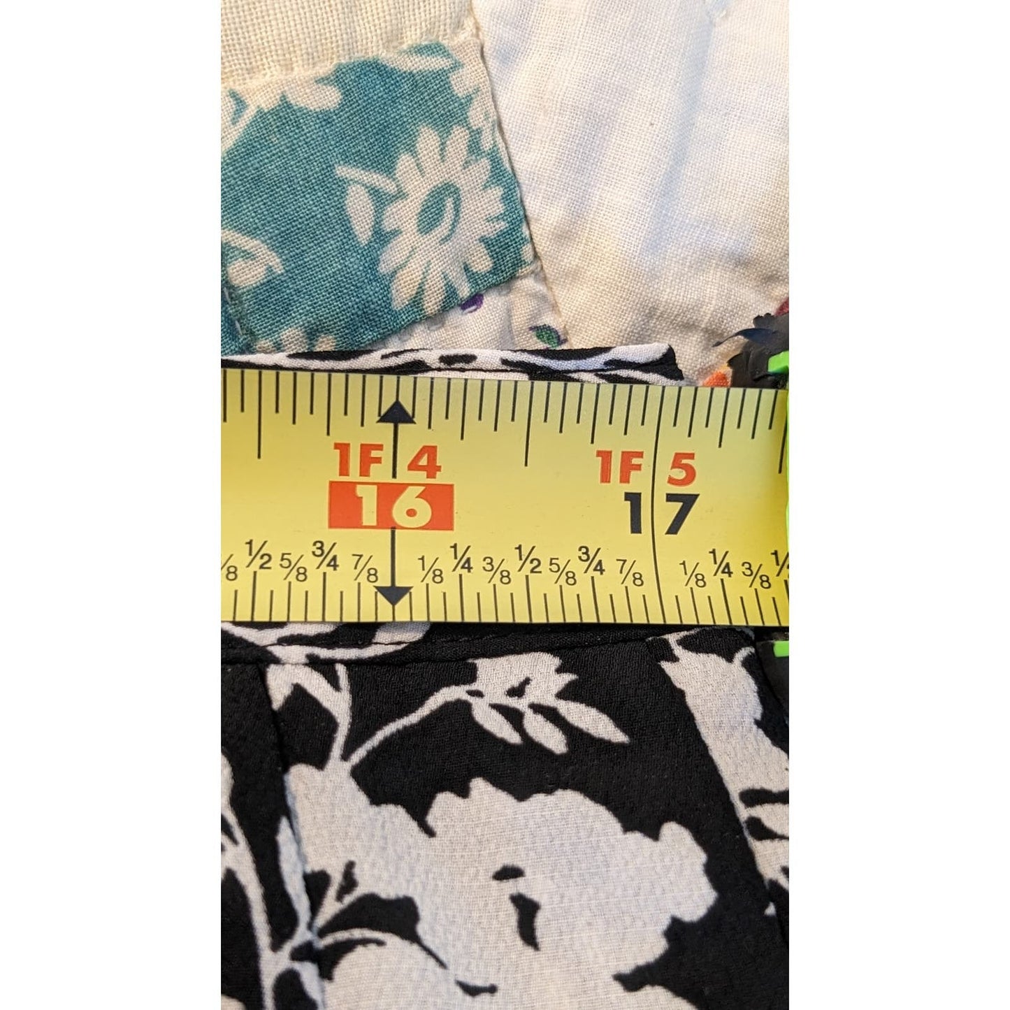 Talbots Fully Lined Black Floral A-Line Swing Skirt Womens Sz S (4) 34" Waist