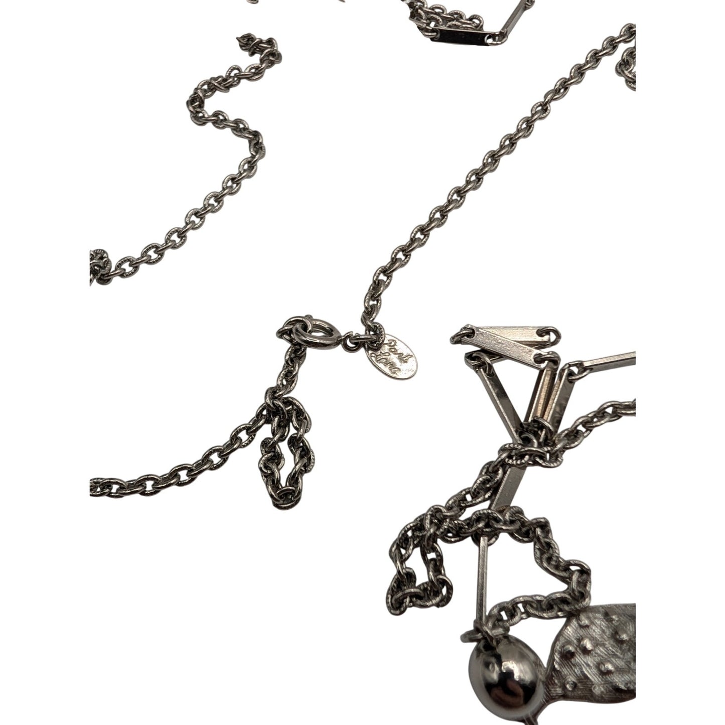 Lot of Three Silver Tone Necklaces Vintage White House Black Market Park Lane