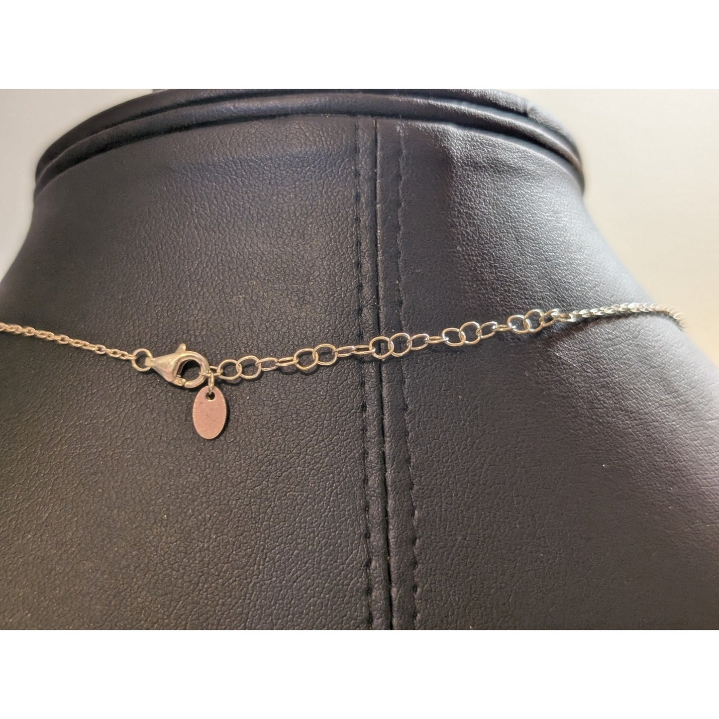 M A M A 925 Sterling Vermeil Yellow Tone Dainty 16"-18" Necklace