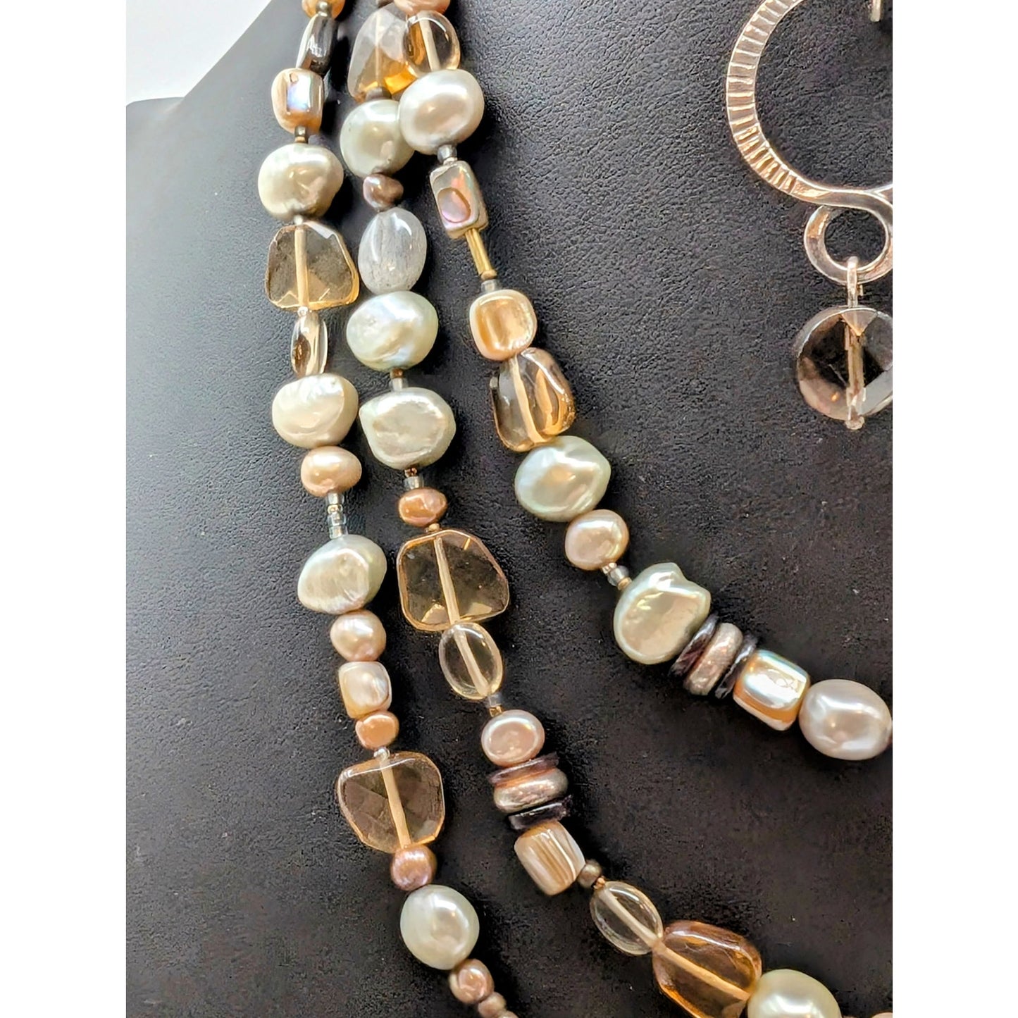 Silpada 925 Sterling Mixed Jewelry Set w/ Natural Stone and Beads 114.79g