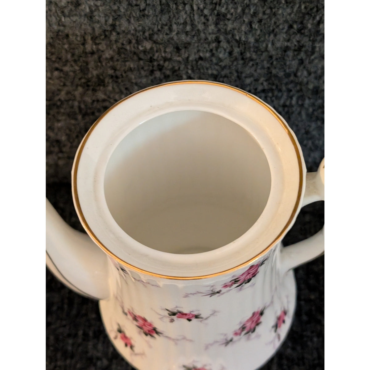 Vtg Princess House Hemmersley Bone China Spode England White Pink Rose Tea Set