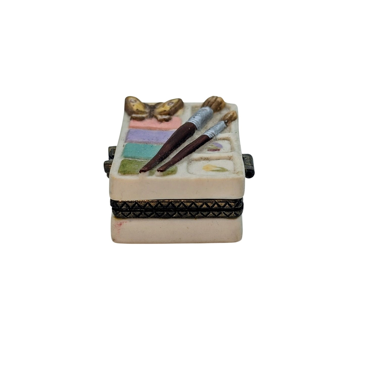 VTG 1999 Marjolein Bastin 'Caring People Paint Our Lives With Joy' Trinket Box