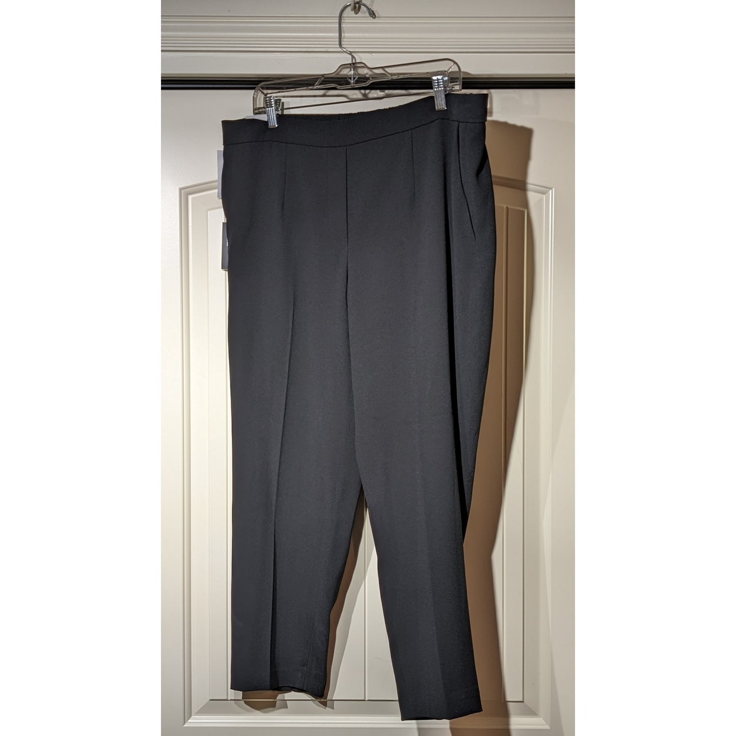 Babaton Conan NWT Black Boyfriend Cropped Ankle Length Dress Pant Womens Sz 16