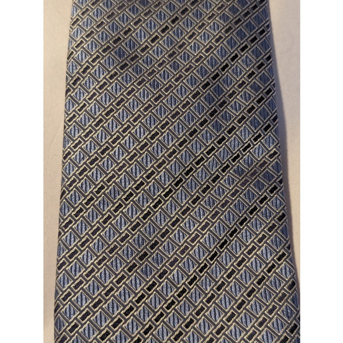 Patek Philippe Pour Ermenegildo Zegna Blue Pattern Silk Tie Limited Edition 2005