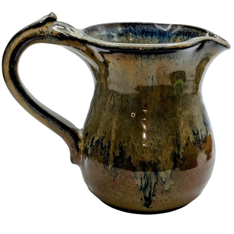 Vintage Studio Pottery Artist Signed 4.5" Pitcher