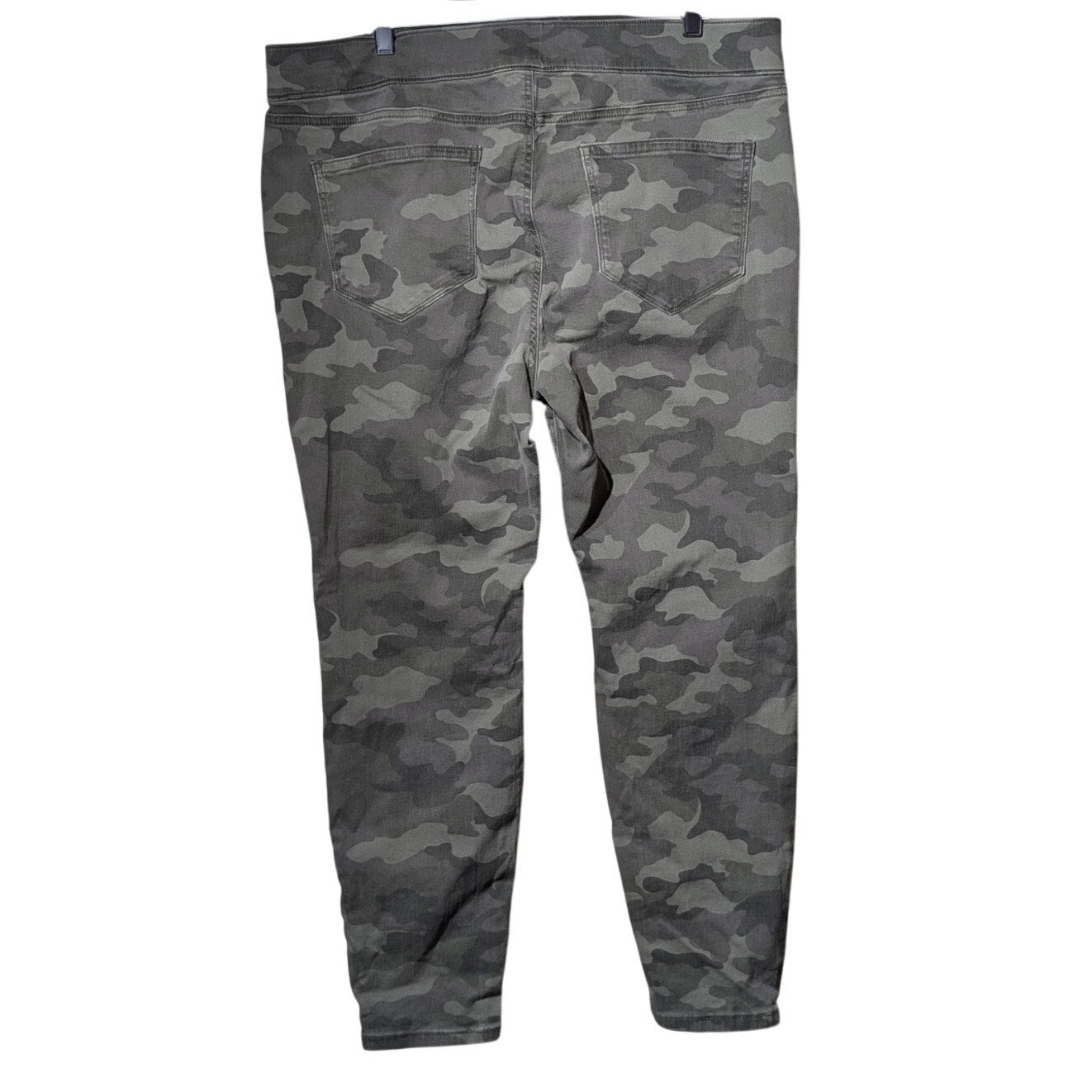 Sonoma Goods for Life Olive Camo Pull On Cotton Stretch Pant Women's Size 16W