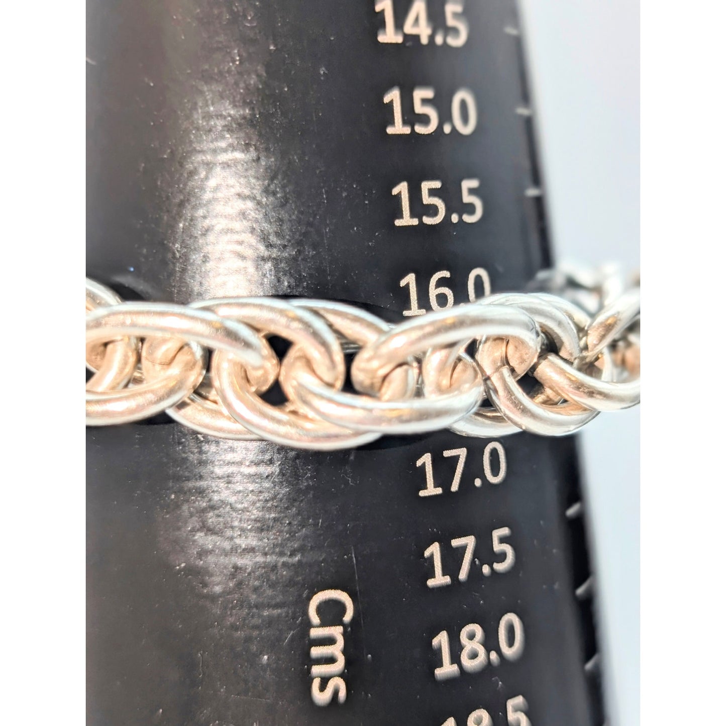 Vintage 925 Sterling Silver Heavy Multi-Oval Chain Link Toggle Bracelet 54.87g