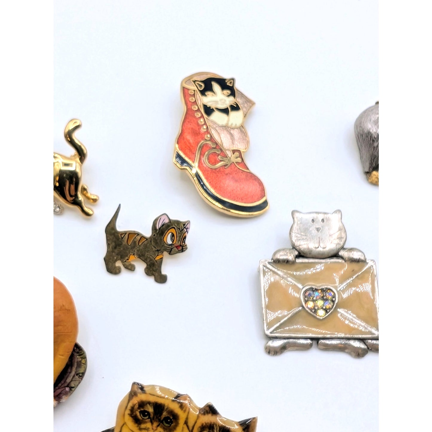 Cat Lover Lot of 11 Cat Pins