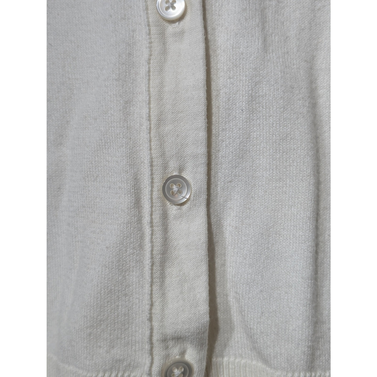 Eddie Bauer Short Rolled Cuff Sleeve Button Front Ribbed Hem Cardigan Womens' S