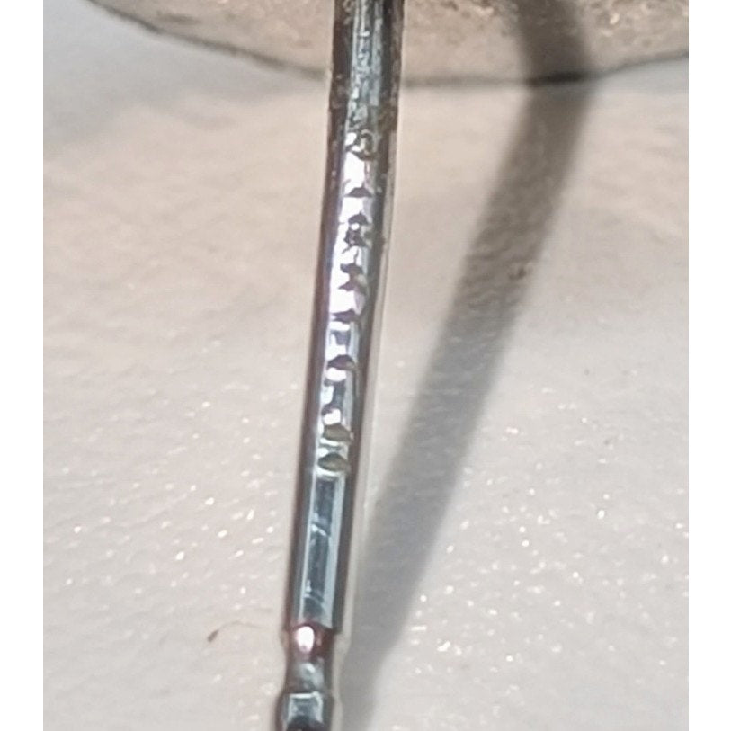 14k White Gold Diamond Cut Half Ball Stud Earrings Approx. 10mm