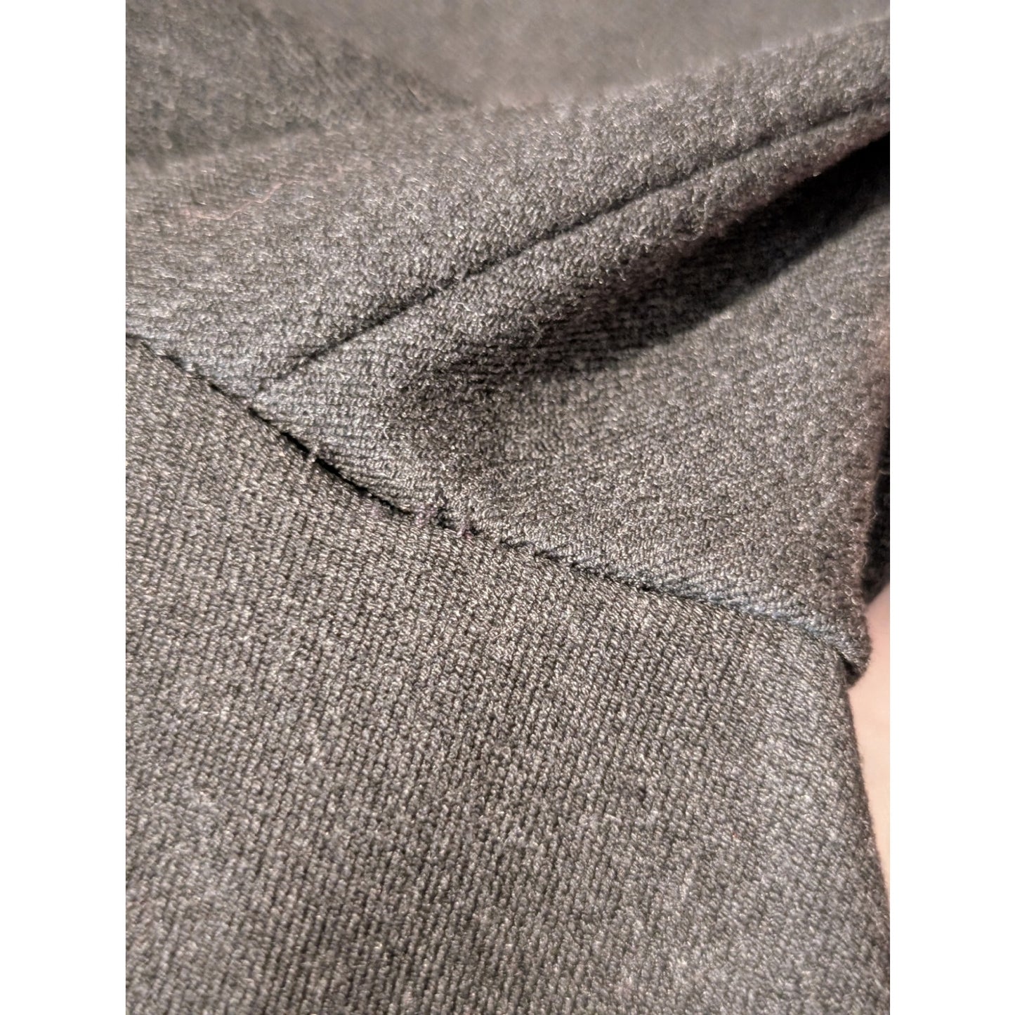 VTG Talbots Gray Stretch Wool Full Zip Front Unlined Jacket Womens Plus Size 12W