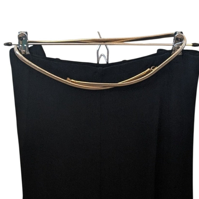 Vintage Stretch Criss-Cross Gold Tone Belt 26-30"