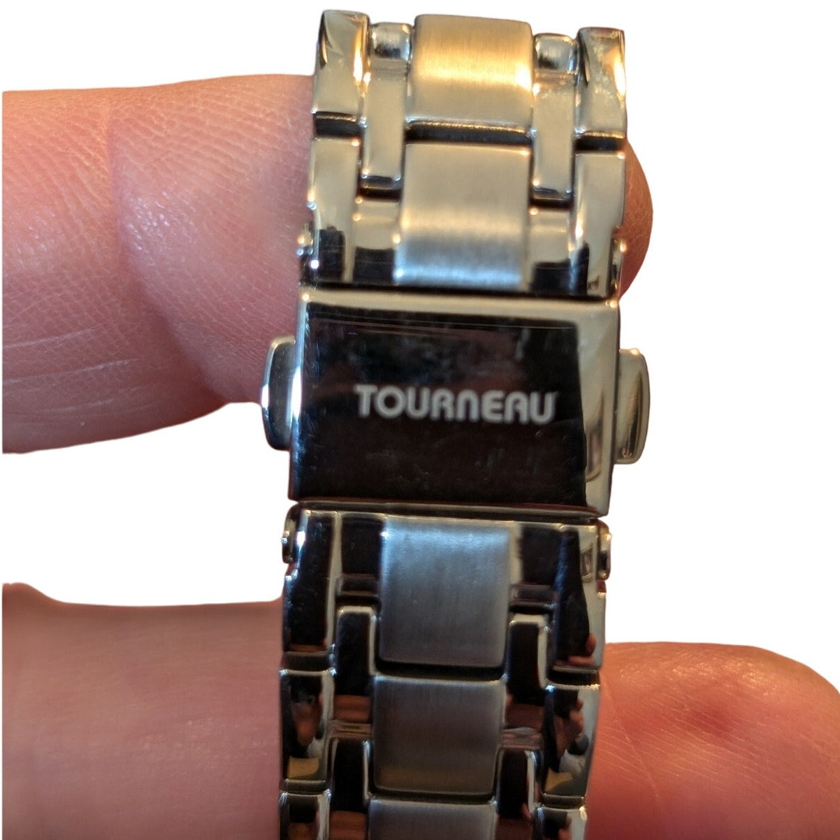 Tourneau Honda Stainless Steel Back Silver Watch NWT