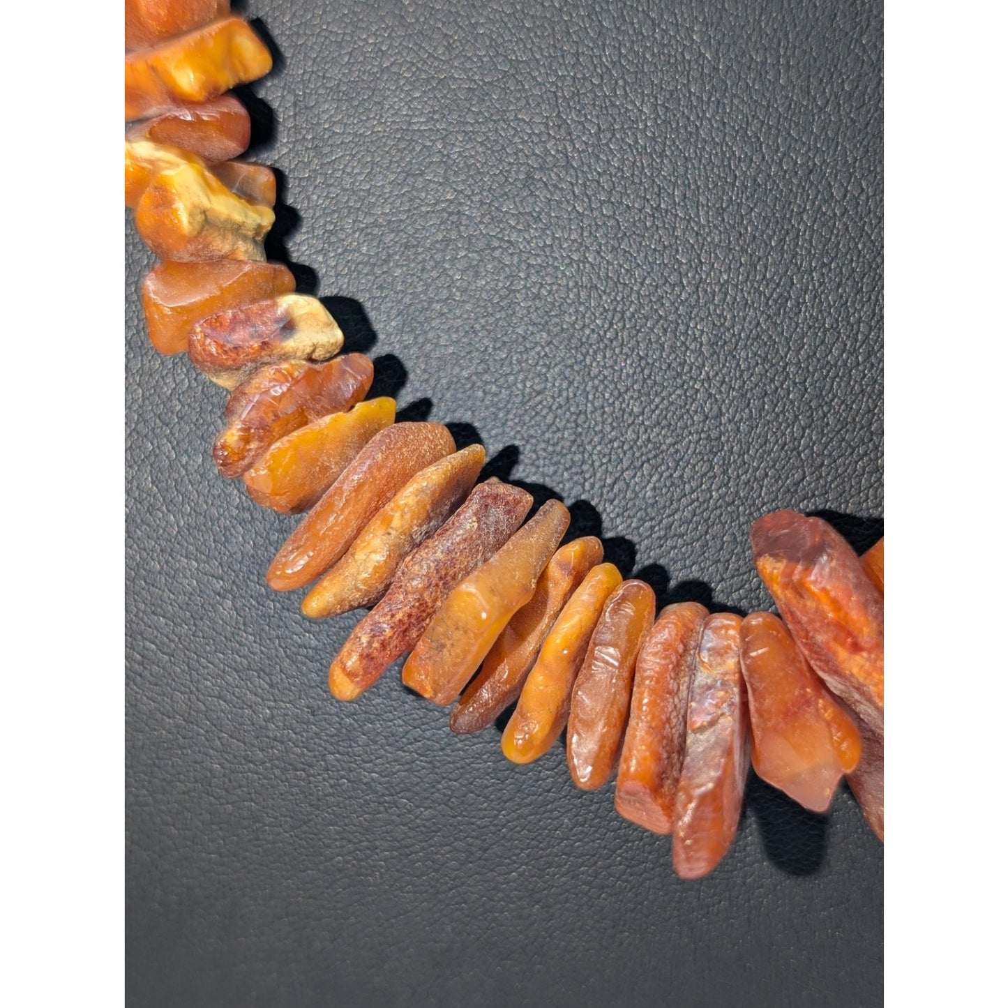 Vintage Long Strand Chunky Raw Amber (Needs Restrung or Clasp Added)