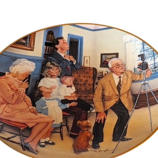 Gorham Collectible "Family Portrait" by Michael Hagel Plate