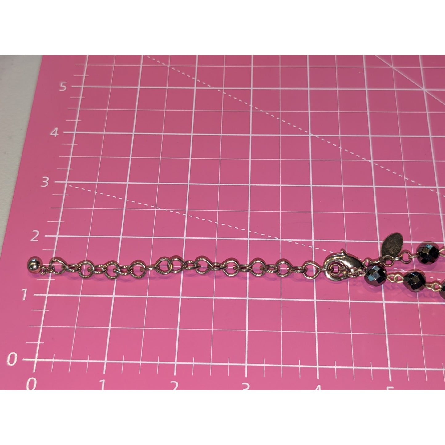 Chico's Metallic Rhinestone Gold Tone Crystal Beaded Necklace