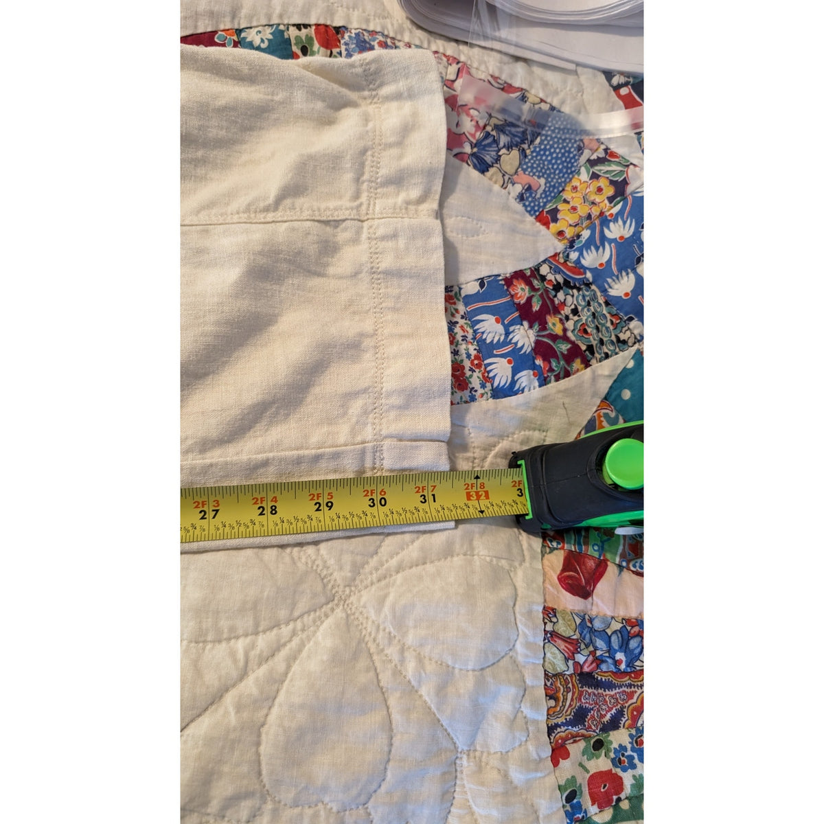 Sonoma Linen Blend Cream Draw String Pocket Wide Leg Pant Women's Sz 10
