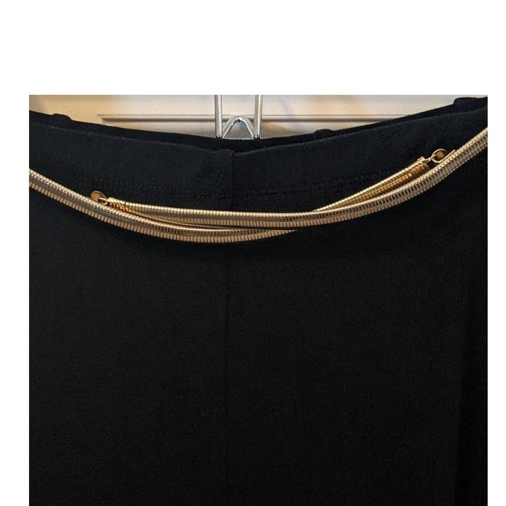 Vintage Stretch Criss-Cross Gold Tone Belt 26-30"