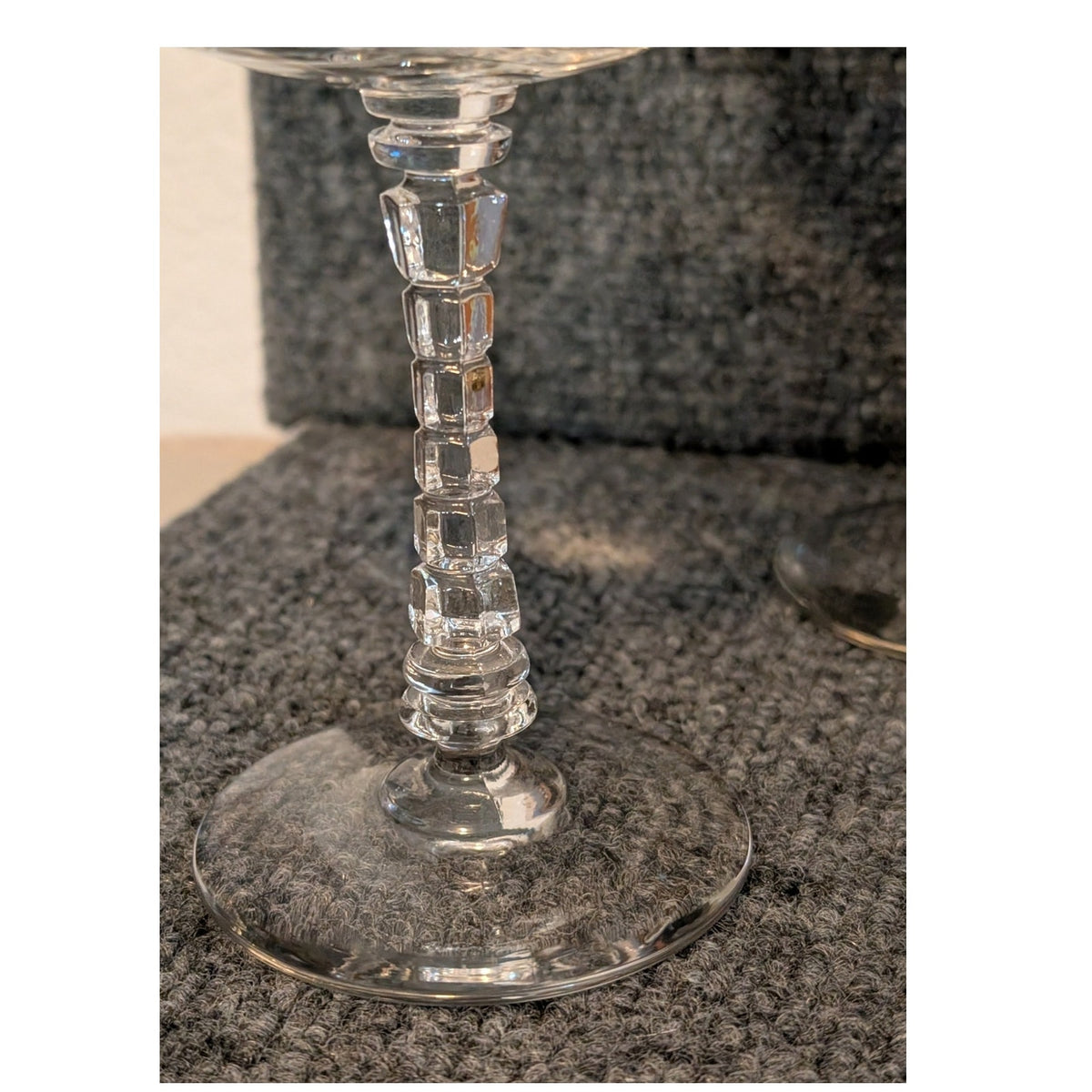 Vintage Libbey Rock Sharpe Villars Pattern Champagne Coupe Glass Set of 6