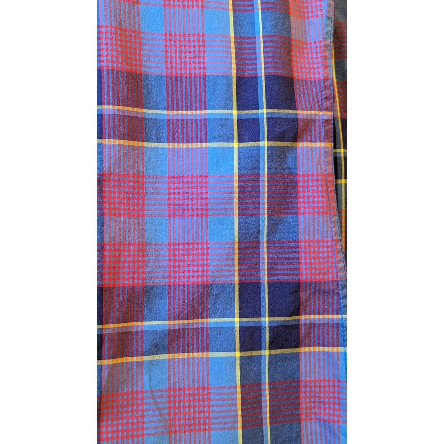 J. Crew Mens Size M Button Down Casual Shirt Tartan Plaid 100% Cotton