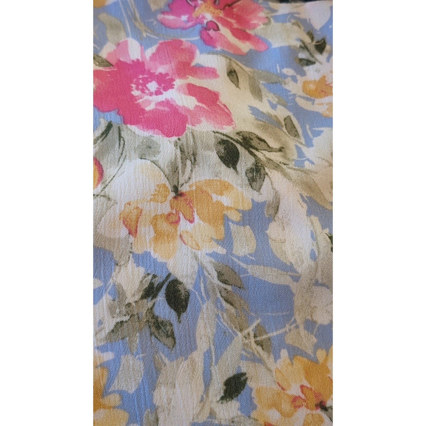 Emily Wonder Floral Print Baby Doll Dress Womens Sz M