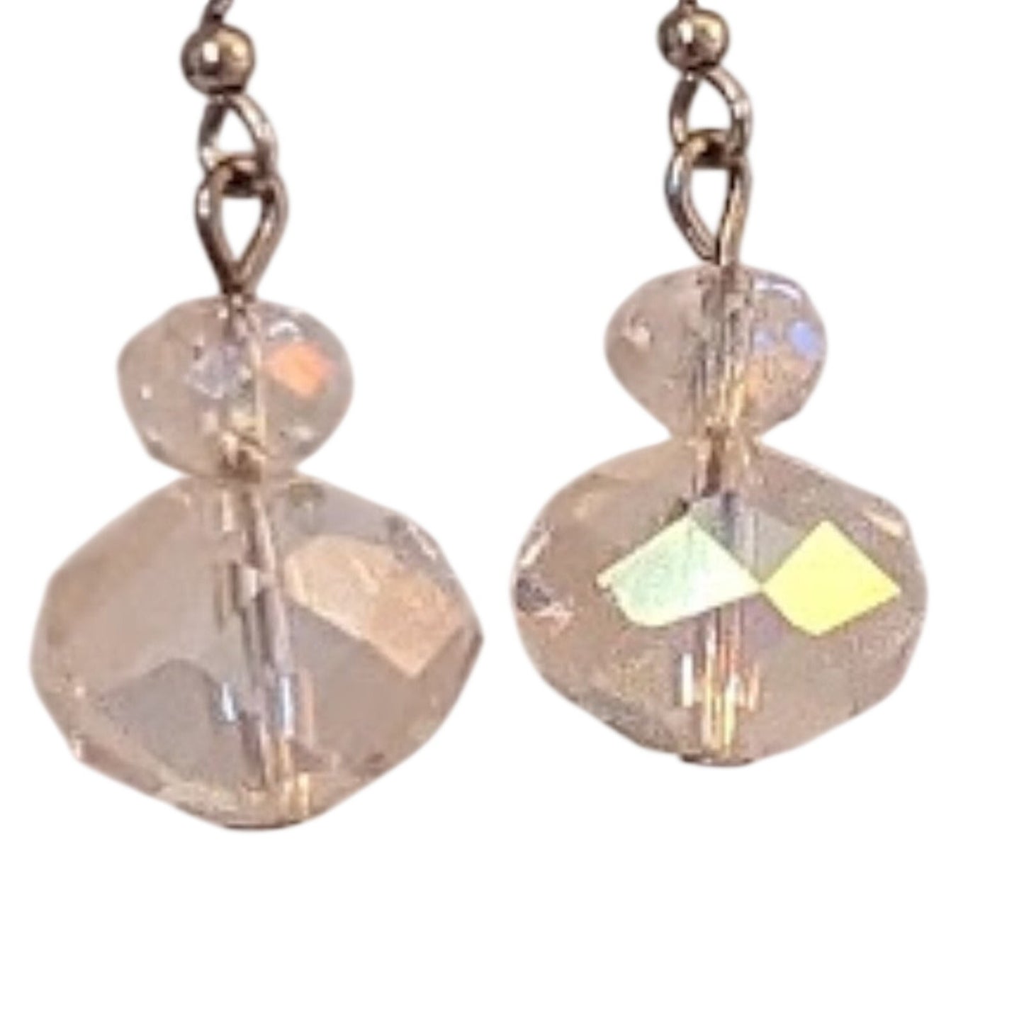Glass Crystal AB Dangle Earrings