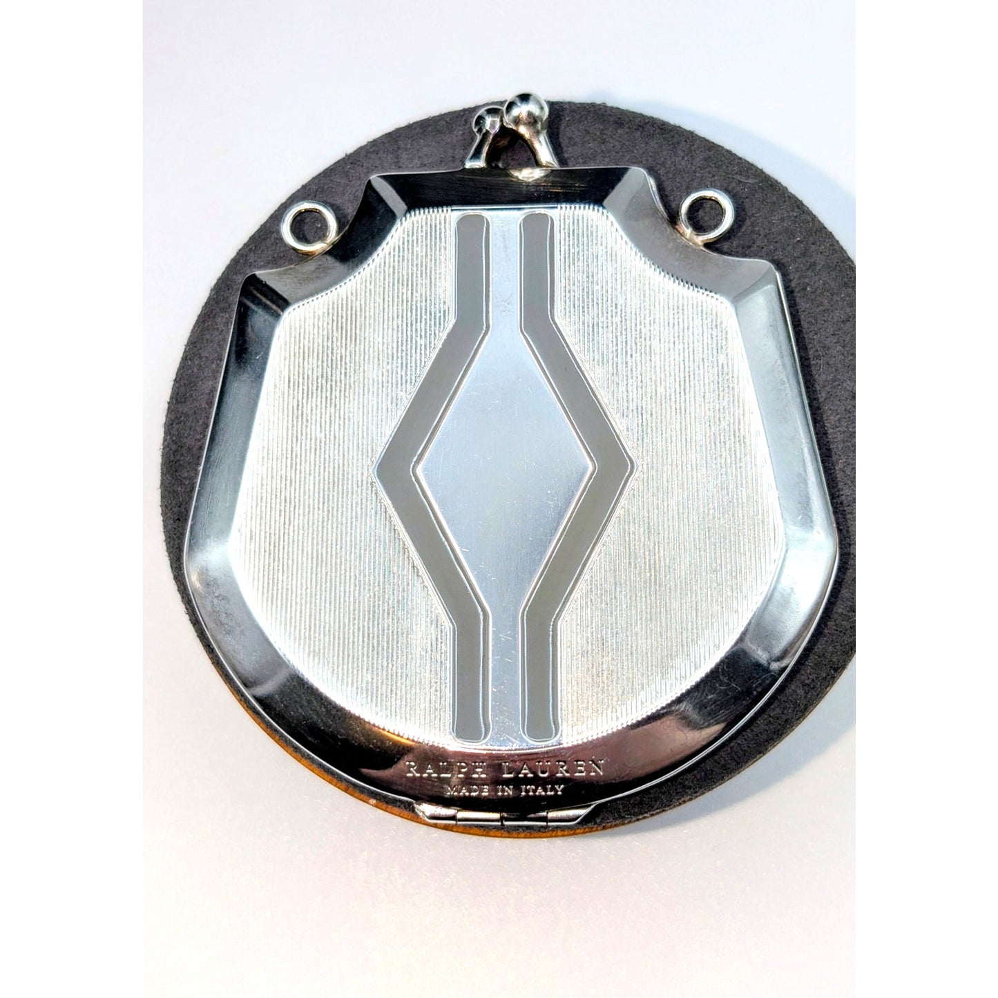 Ralph Lauren Collection Sterling Silver Art Deco Pocket Locket W/out Chain