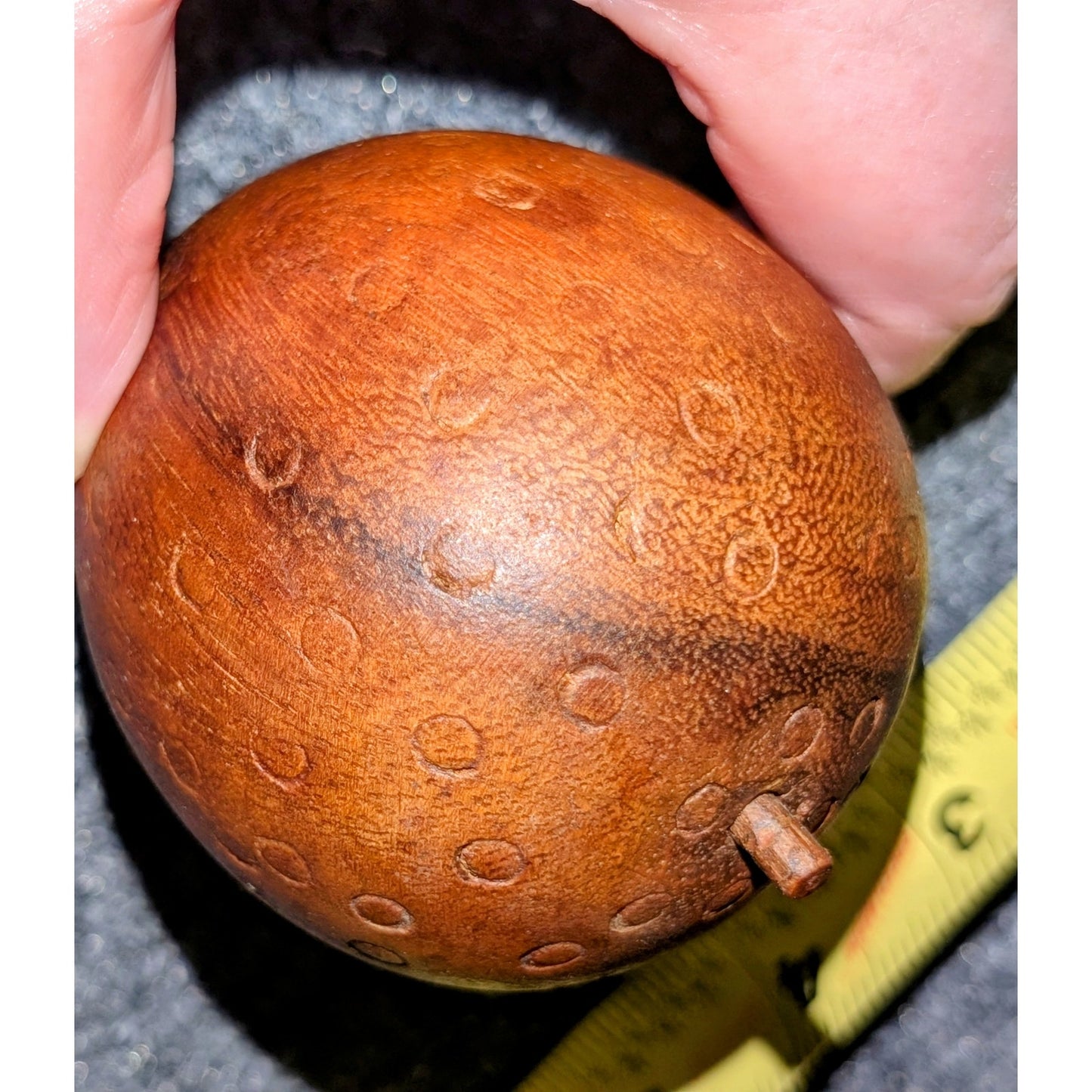 Vintage 1960s MCM 14-Piece Hand-Carved Monkey Pod Wooden Fruit Leaf Bowl Plate