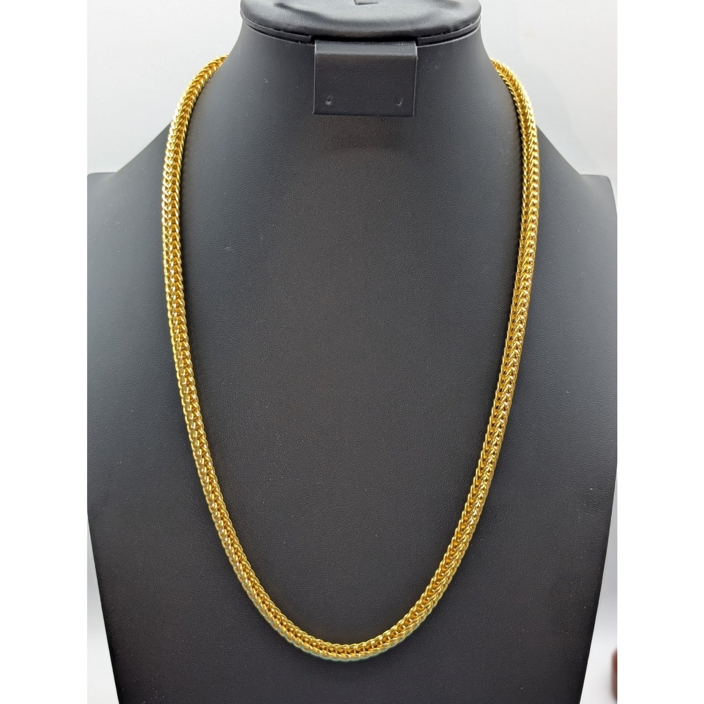 Yellow Gold Plated 24" S Clasp Chain Necklace