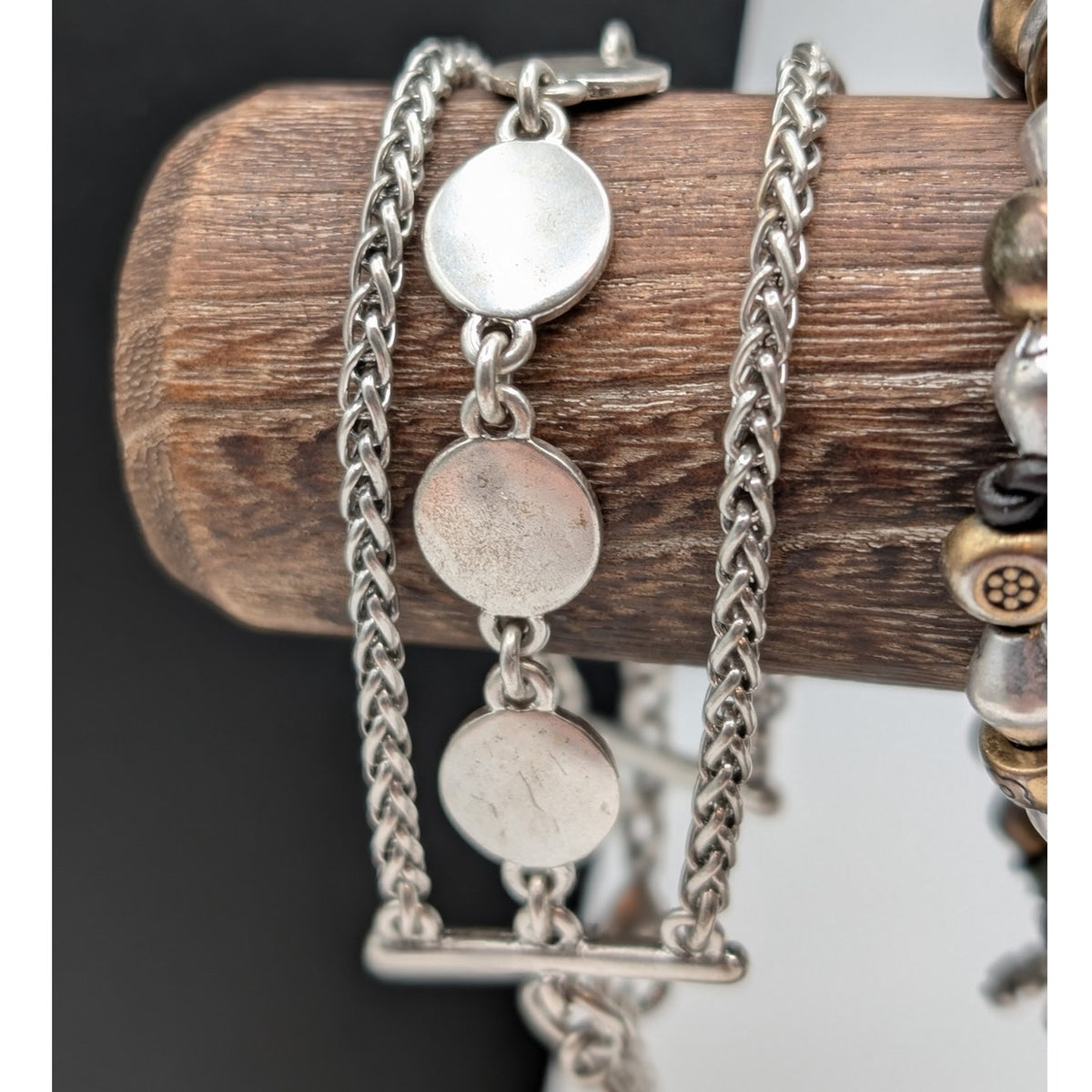 Lot of Three The Lucky Brand Bracelets and One The Lucky Brand Pendant Necklace