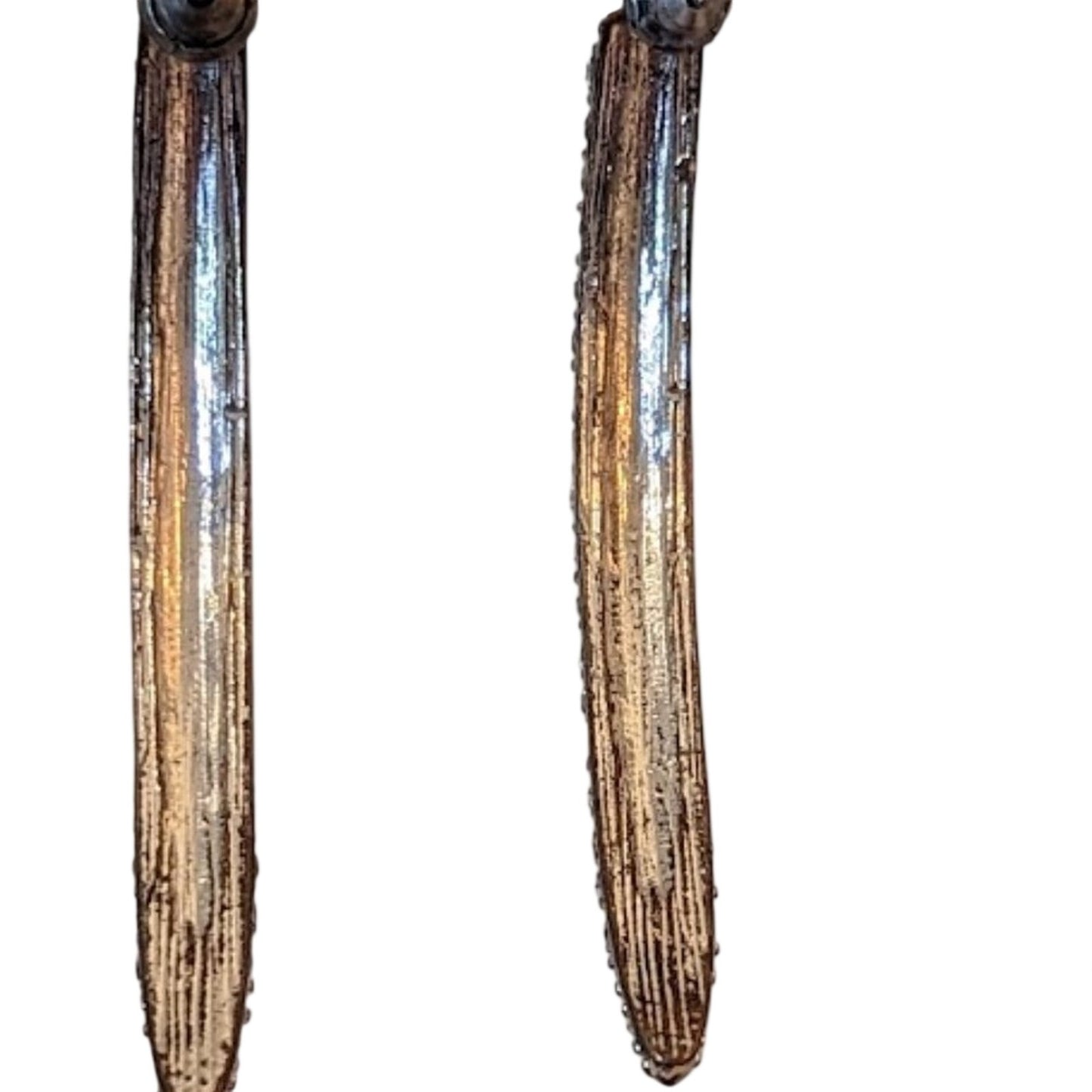 Rhinestone Long Post Earrings