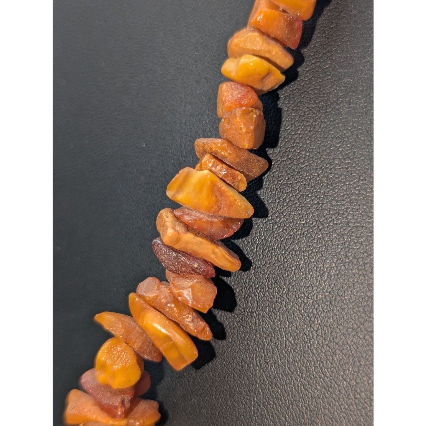 Vintage Long Strand Chunky Raw Amber (Needs Restrung or Clasp Added)
