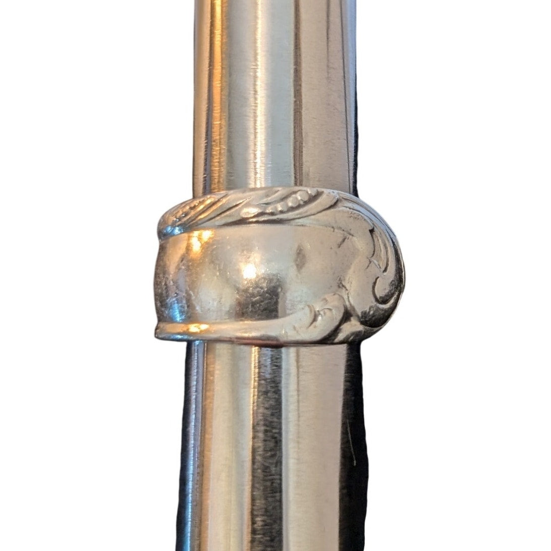 Vintage 1950 'Love Song' Spoon Open Ring Size 6.75