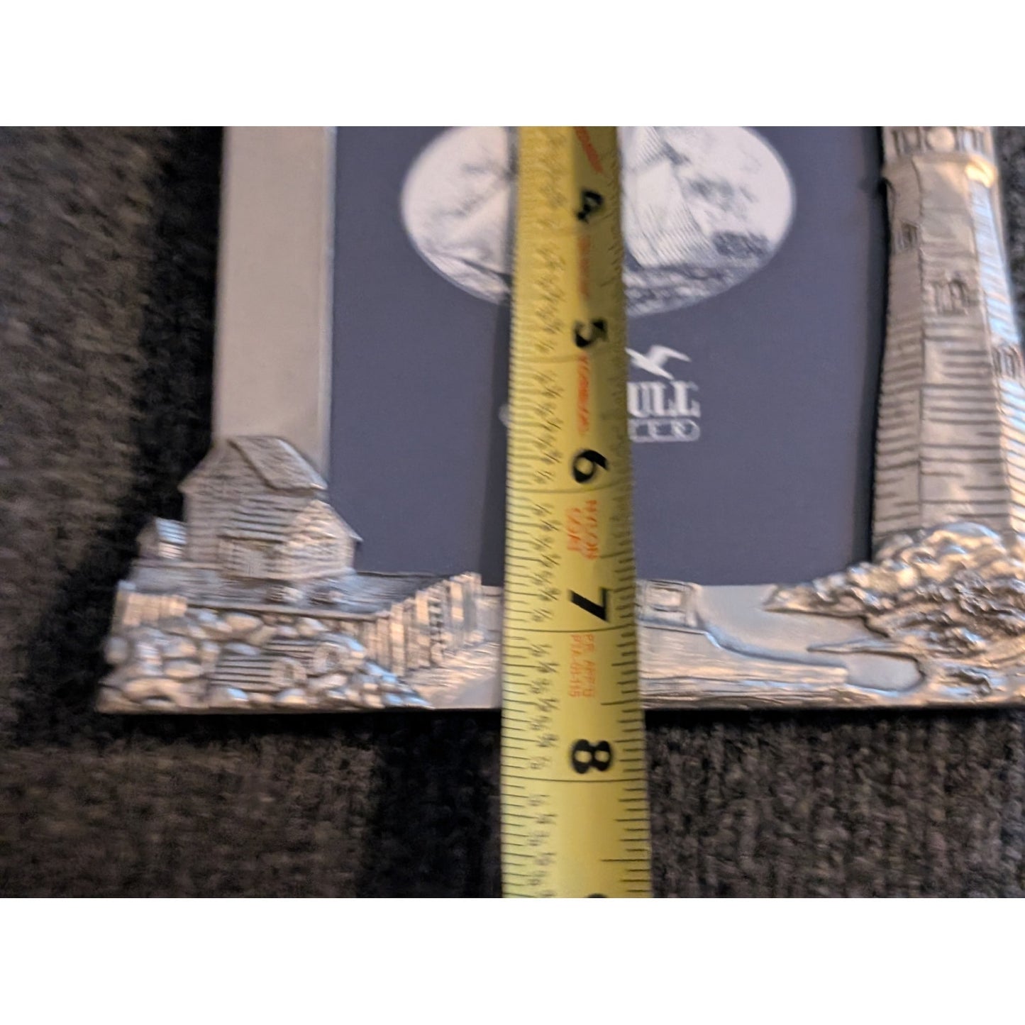 The Captain's Collection Seagull Pewter Lighthouse Beachy  5 X 7 Picture Frame