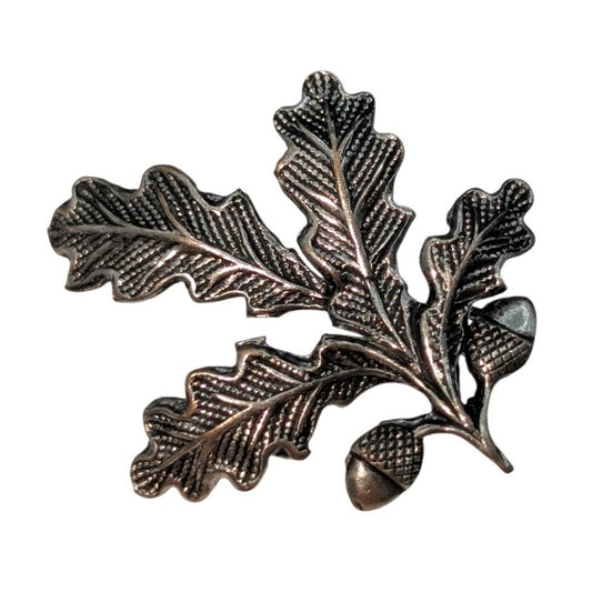 Oak Leaf Acorn Lapel Pin Boutonniere Base Groomsmen Gift