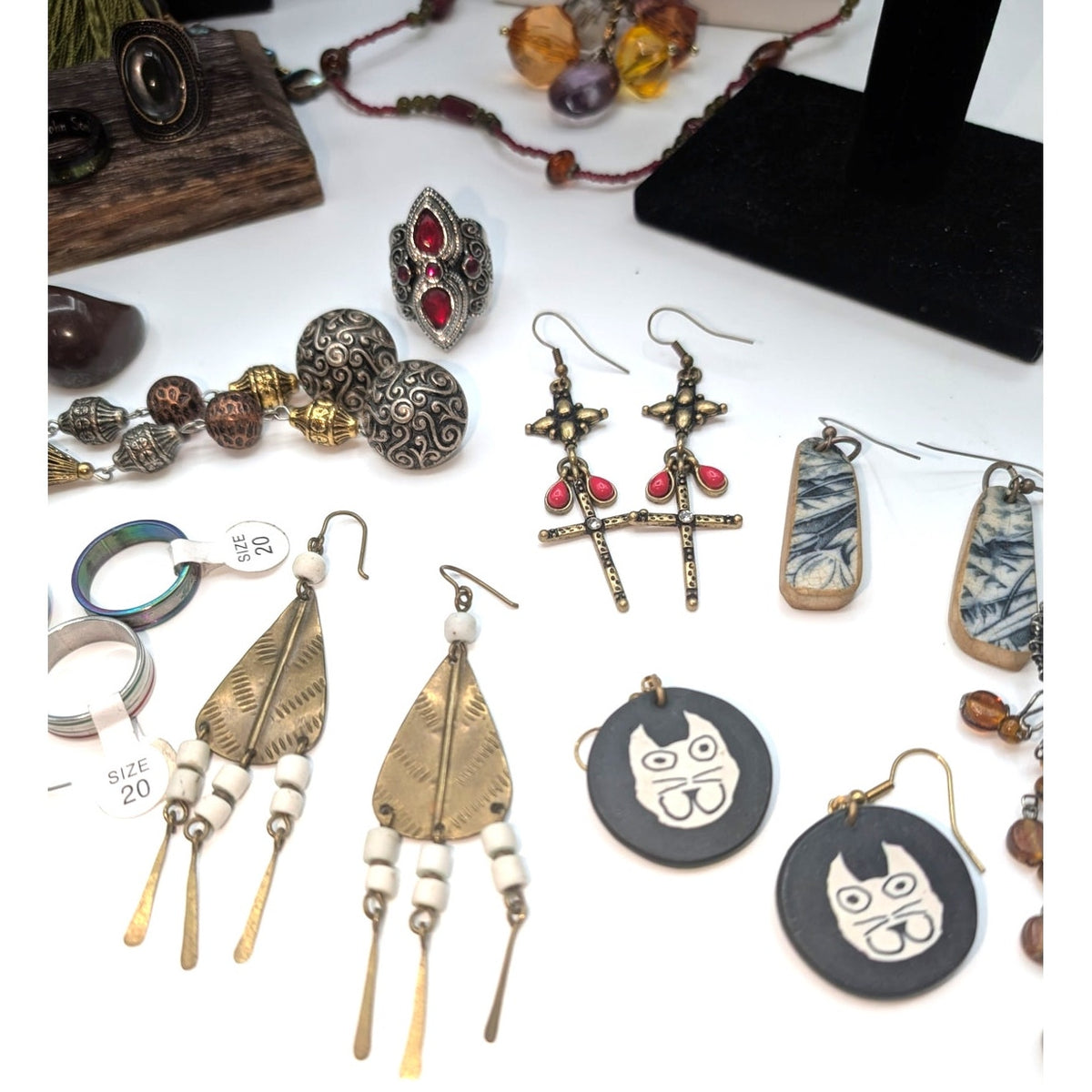 Reseller's Delight 46 Piece Boho Vintage to Modern Costume Jewelry Lot