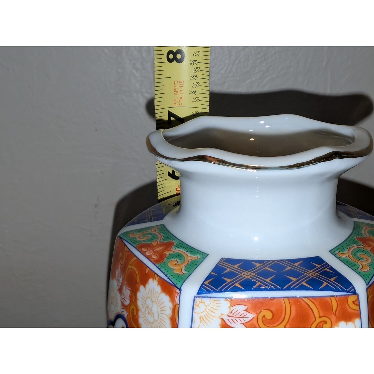 Vintage Fred Roberts Co/San Francisco~Ginger Jar/Imari Style W/ Lid