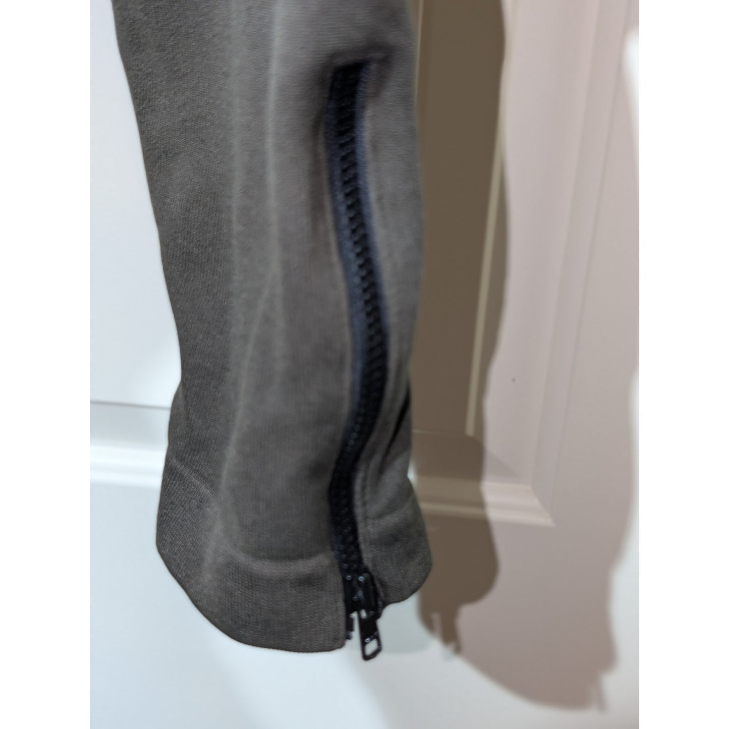 SPANX Ankle Zip Olive Green Seamless Leggings Size 2X