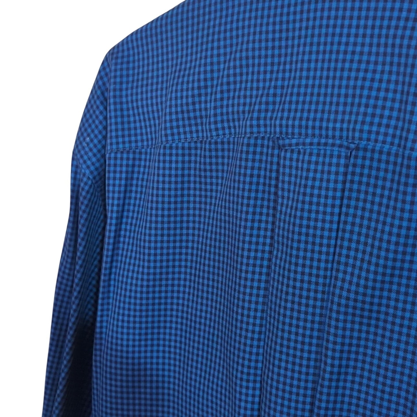 Orvis Blue Check 100% Cotton Pocket Button Down Shirt Men's Size M