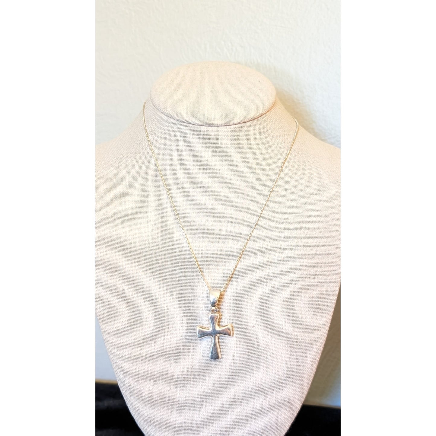 Vintage LRB Sterling Large Bale Pendant on Sterling Silver 18" Box Chain