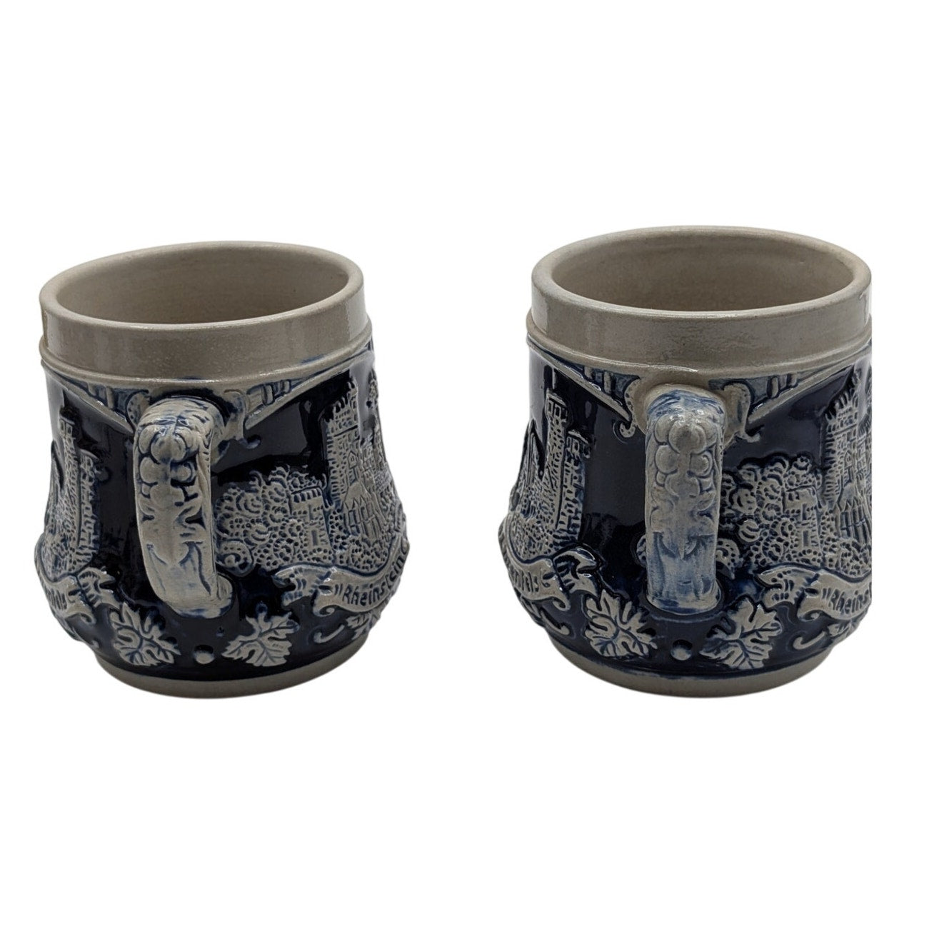 Pair German Reinhold Merkelbach Beer Mugs