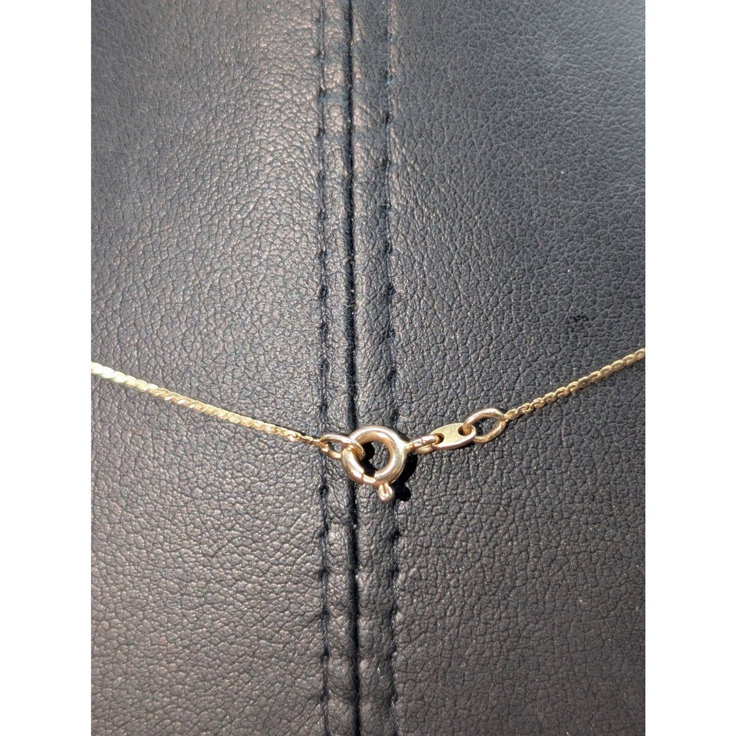 Vintage Marked & Tested 14K Yellow Gold 18.5" Dainty Chain Necklace 1.16g