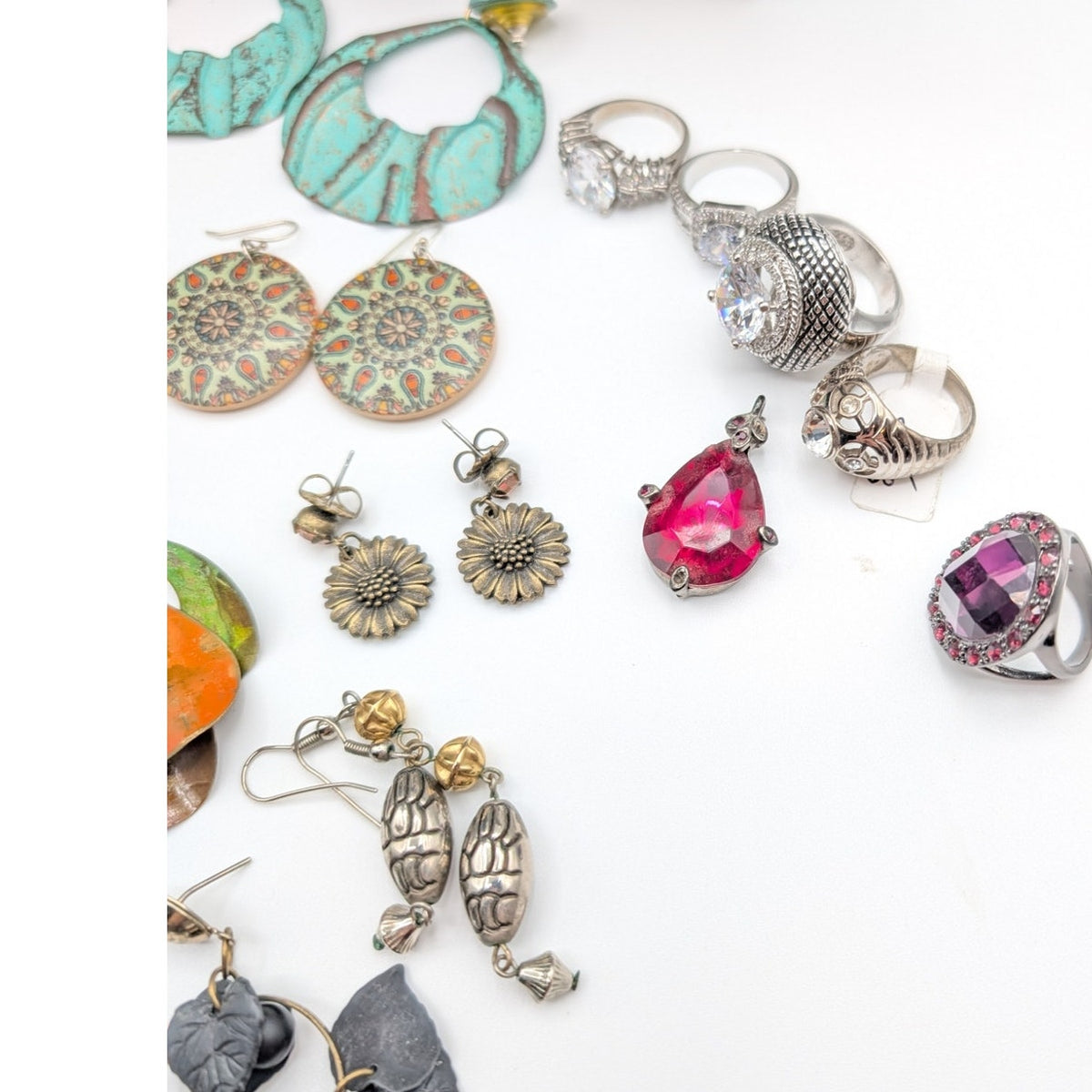 Reseller's Delight 38 Piece Boho Vintage to Modern Costume Jewelry Lot