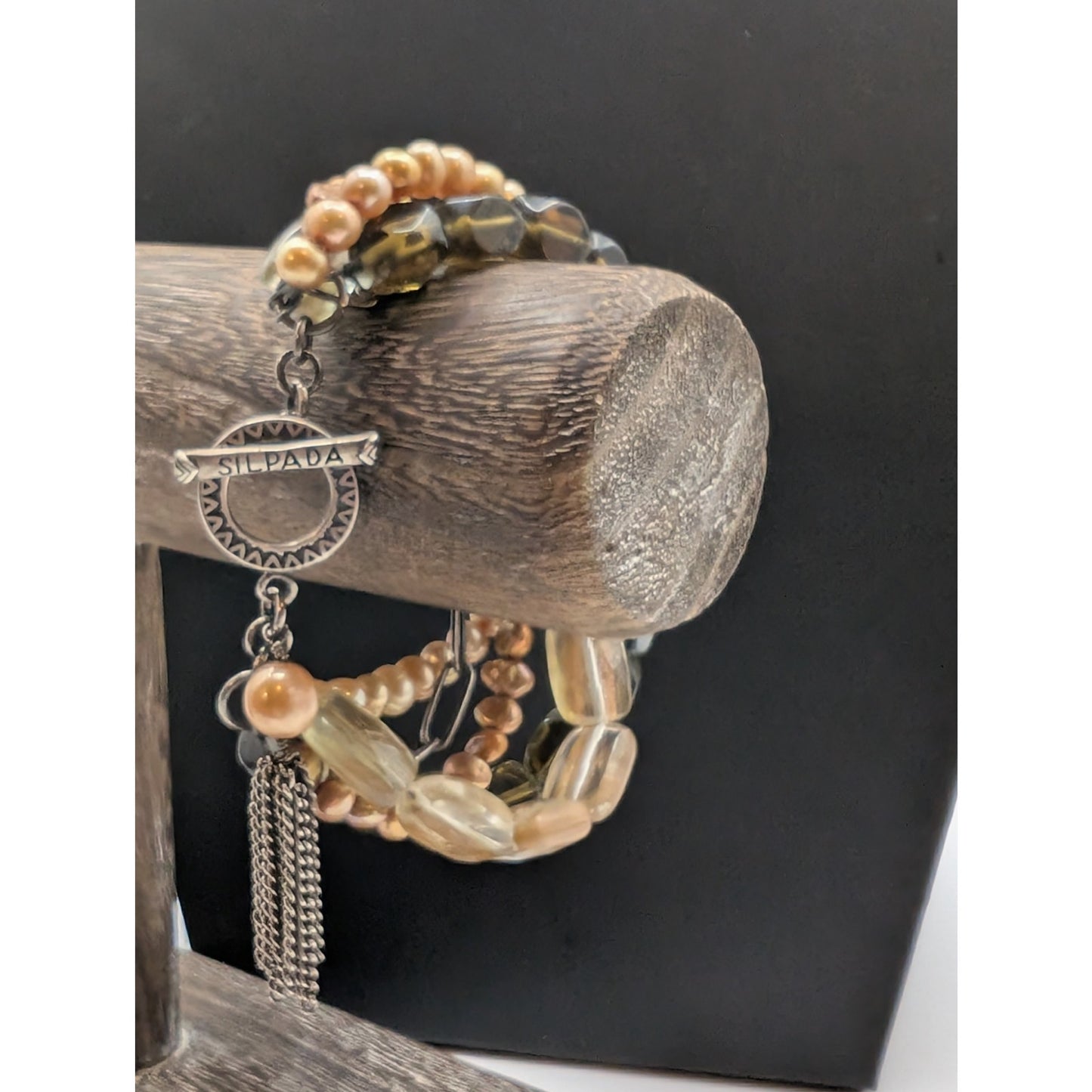 Silpada 925 Sterling Mixed Jewelry Set w/ Natural Stone and Beads 114.79g