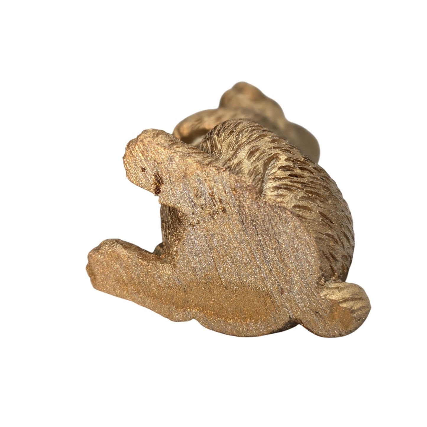 Gold Resin Bunny Figurine