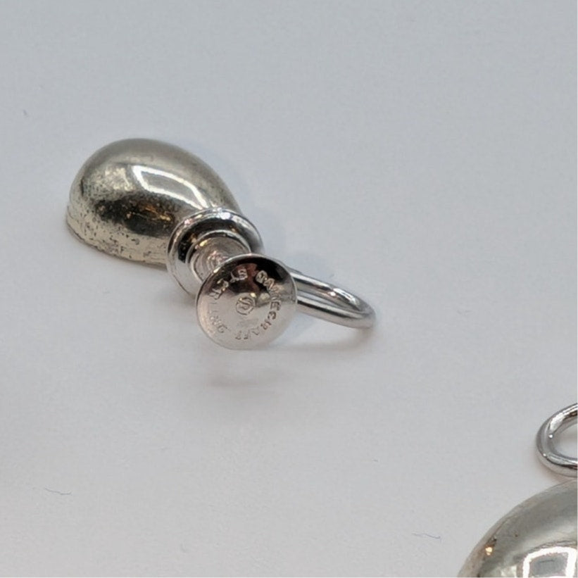 Lot of Four Pair Vintage Sterling Silver Screw Back Earrings Including Forstner