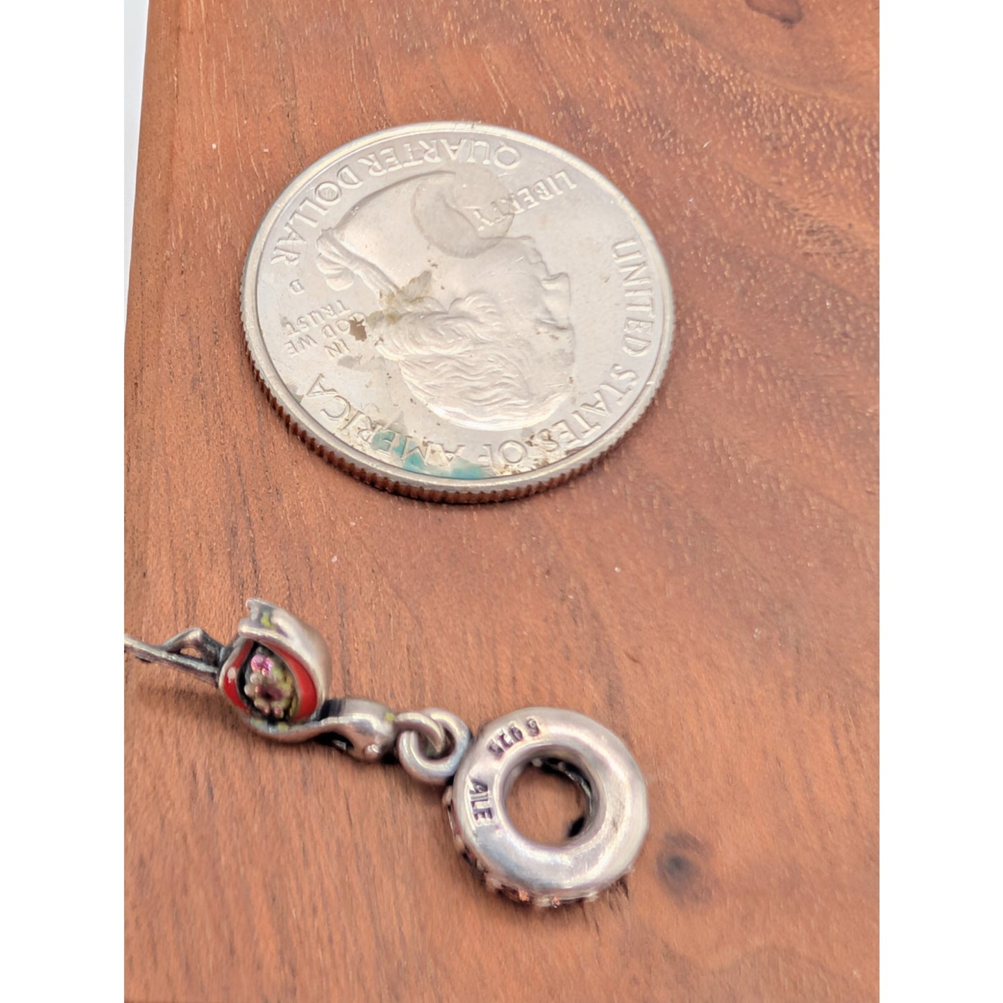 Pandora Flamingo With Pink Enamel & Pink CZ Dangle Charm Retired